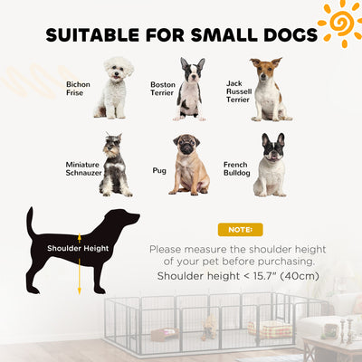 Parc pour chien, parc pour animaux, 16 panneaux, clôture portable pliable, sécurisé, noir
