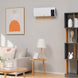 Radiateur soufflant mural chauffage céramique PTC - 1000 W / 2000 W oscillation minuterie avec télécommande Aosom