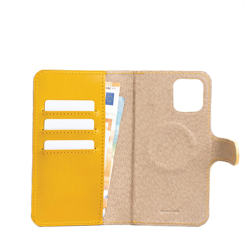 Top-Grain Leather Folio Case Wallet for iPhone 12/13 Series with MagSafe - Classic 4.0