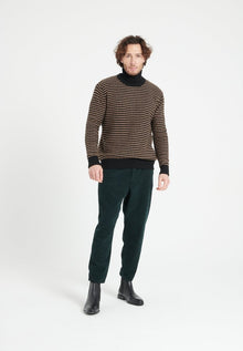 Pull col rond homme en cachemire 4 fils noir - ZACH 3